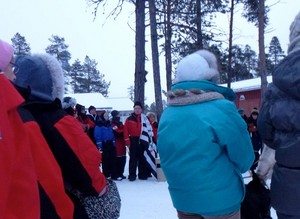 Voyage de Yann-Ber Tillenon en Laponie, décembre 2011